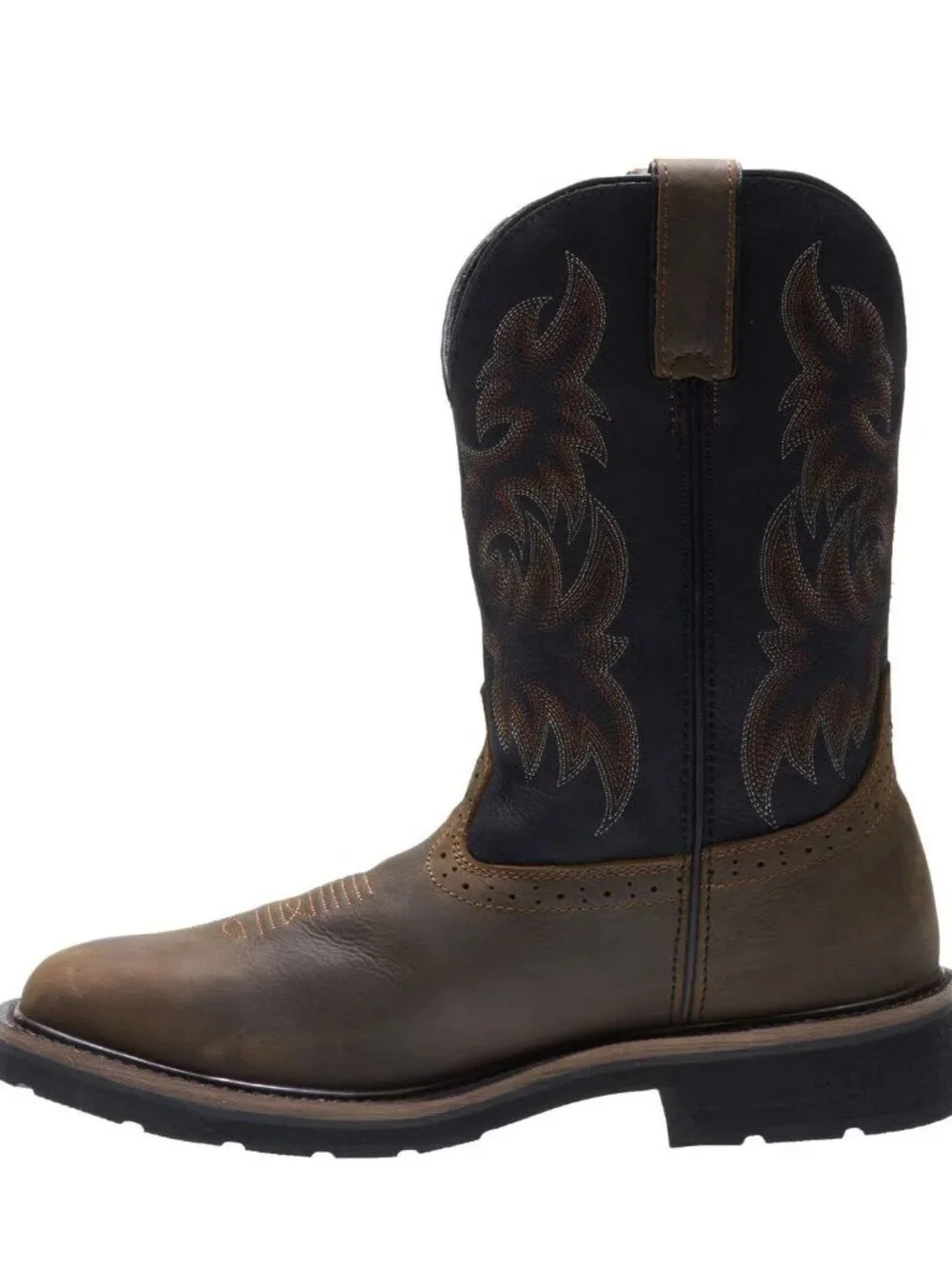 Wolverine Rancher Steel Toe Waterproof Wellington Work Boots Mens 13 Black Brown